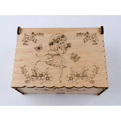 Набор для творчества "Лесная мавка" 100278 с глитером и кисточкой - фото 2