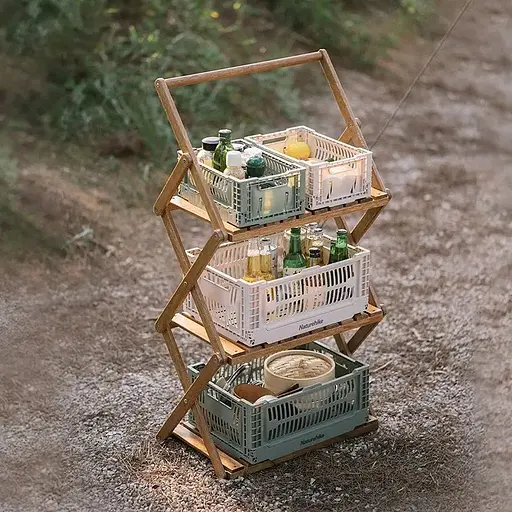 Туристичний складний контейнер Naturehike NH21SNX06 17л (Сірий) - фото 5