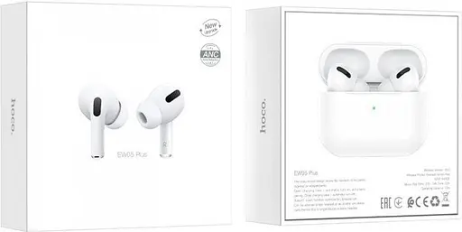 Навушники Hoco EW05 Plus ANC Stereo Bluetooth Headset (White) [66495] - фото 8