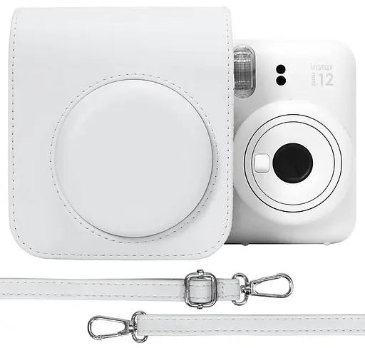 Набор камера Fujifilm Instax Mini 12, Фотобумага 20шт, Чехол, Фотоальбом 64 фото Белый - фото 6