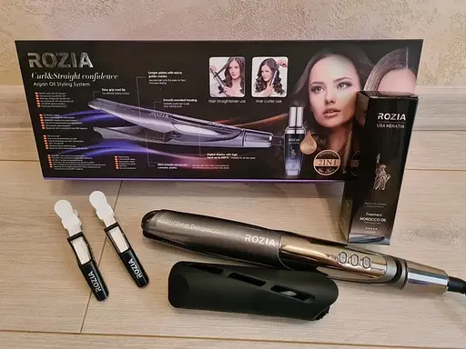 Спіральний випрямляч Rozia HR-792R керамічні пластини 40 Вт - фото 6