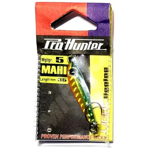 Пількер Prohunter Mahi with single hook 5g Помаранчевий/зелений (1013-9637.00.87)