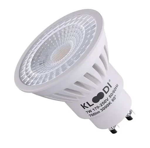 Лампа LED GU10 7W 3000К 700Lm DIM KLOODI KDGU10-7WSMD 3K 60D DIM - фото 3