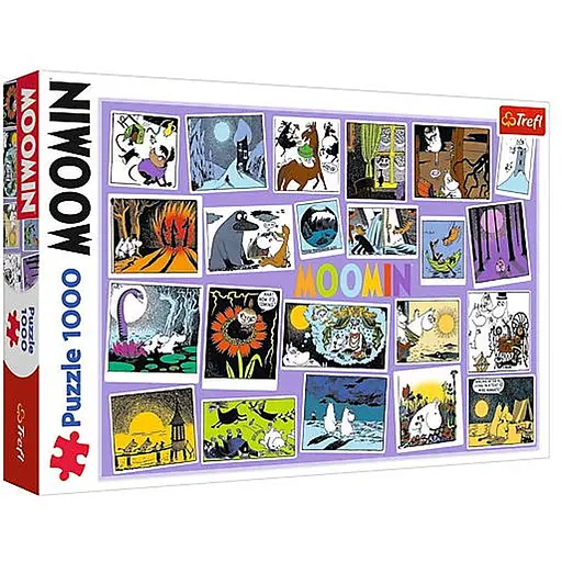 Пазл Trefl Приключения Муми-тролля коллаж 1000 эл. (10681) - фото 1