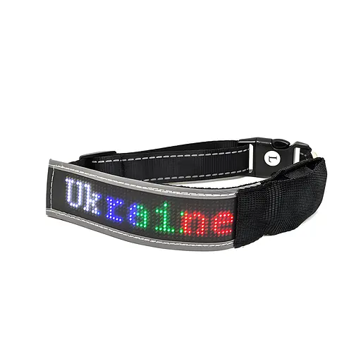 Нашийник для собак Vailge з LED дисплеєм ES-P1401 (Чорний)