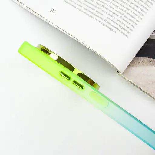 Чохол Epik TPU+PC Fresh sip series для Xiaomi Redmi A3 Бірюзовий/Лимонний - фото 4