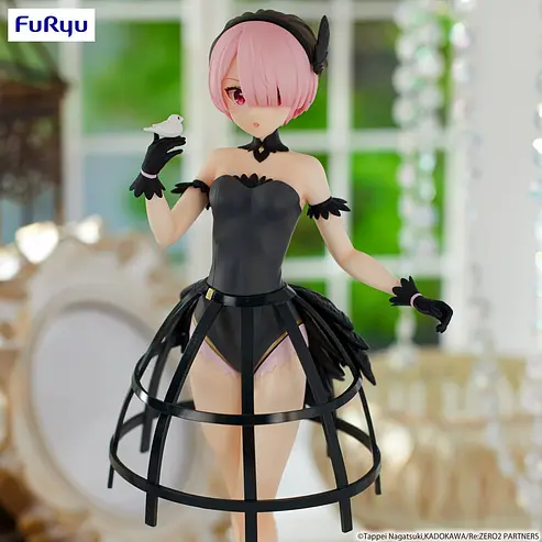 Фігурка Furyu Життя з нуля в альтернативному світі Рам Re:Zero Ram Birdcage Dress 22 см F RZ R BD 22 - фото 8