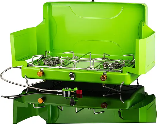 Газовая плита BRS-81 для приготовления пищи (Зеленая) - фото 2