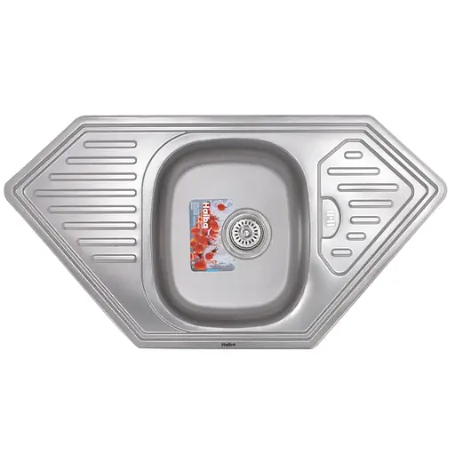 Кухонная мойка Haiba 95x50 satin HB0656, Нержавеющая сталь - фото 1