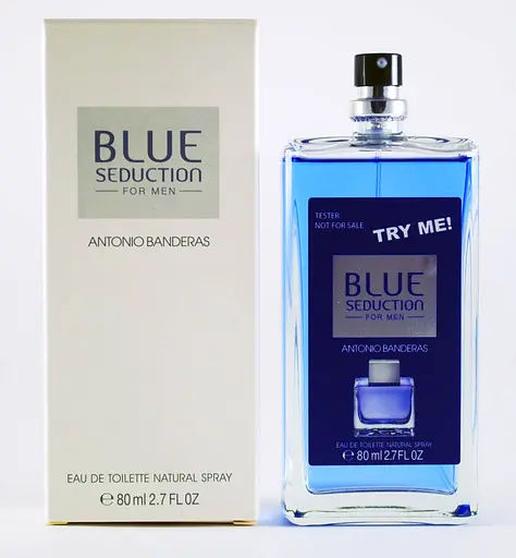 Оригинал Antonio Banderas Blue Seduction 80 мл ТЕСТЕР туалетная вода - фото 1