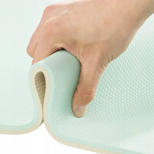 Коврик (мат) спортивный 4FIZJO TPE 180 x 60 x 0.6 см для йоги и фитнеса Mint/Grey (P-5907739317070) - фото 7