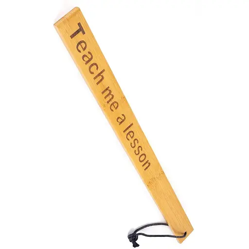 Паддл Fetish Tentation - Paddle Teach me a lesson Bamboo, упакований у ПЕ пакет