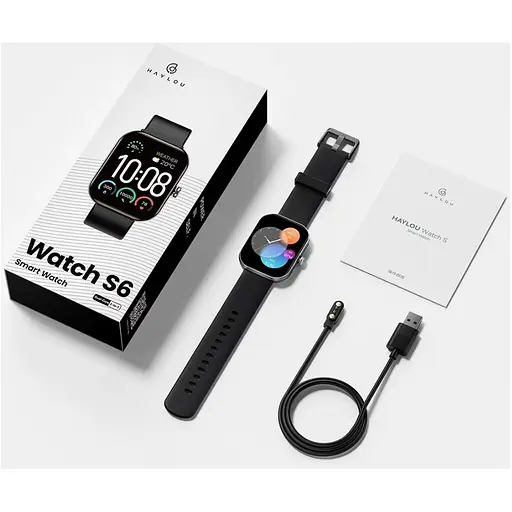 Смарт-часы Haylou Watch S6 Black - фото 2