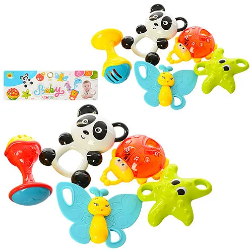 Погремушка набор 2805, 5 шт., от 7 см (в ассортименте) - фото 2