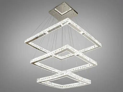 Високотехнологічна, захоплююча кришталева світлодіодна люстра-підвіс - фото 1