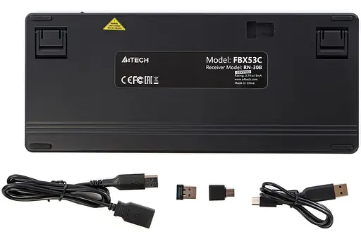Клавіатура A4Tech Fstyler FBX53C Black (FBX53C (Black)) - фото 6