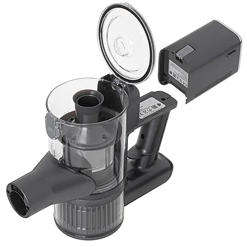 Пилосос вертикальний акумуляторний Camry CR 7063 400 Вт 31 000 Па до 100 хв роботи 2 акумулятори LCD-дисплей контейнер 0,6 л - фото 4