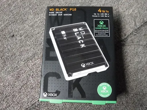 Внешний жесткий диск WD WD_Black 4 TB P10 Game Drive for Xbox (WDBA5G0040BBK-WESN) - фото 6