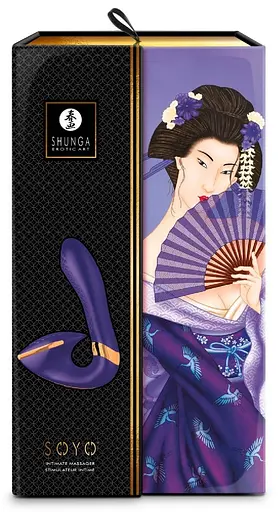 Вібратор Shunga Soyo Intimate 17 см фіолетовий - фото 2