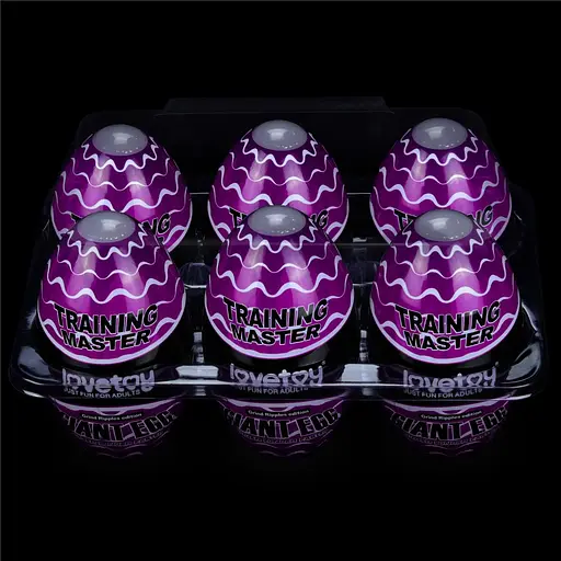 Мастурбатор яйцо Lovetoy Giant Egg Grind Ripples Edition прозрачный - фото 13