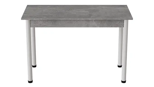 Стол кухонный Ferrum-decor Бенита 75x120x80 Белый ДСП Бетон 16мм (FRD-105570) - фото 3