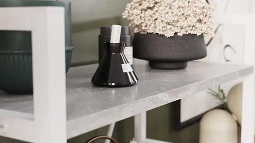 Етажерка 4/60 Ferrum-decor Серії Коннект 120x60x28 білий ДСП Бетон 16мм (FRD-105528) - фото 2