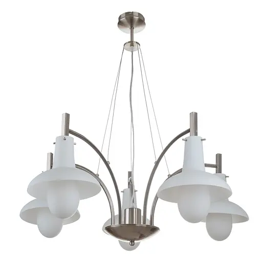 Люстра подвесная Brille для гостиной E14 40W PN (BR-533S/5)