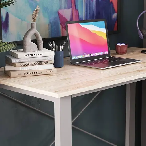 Письменный стол Ferrum-decor Драйв 750x1000x600 Серый металл ДСП Дуб Сан-Марино 16 мм (FRD-103095) - фото 5