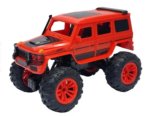 Джип на радиоуправлении SH091-509B аккумулятор масштаб 1:16 свет амортизаторы надувные колеса 22 см Красный - фото 3