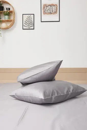 Комплект постельного белья Moon&Star евро 200х220 см наволочки 4х50х70 см Smoke Satin Premium - фото 7