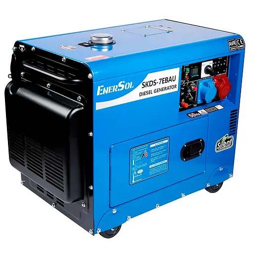 Генератор дизельний 6 кВт EnerSol SKD-7EBAU (41-00483) - фото 3