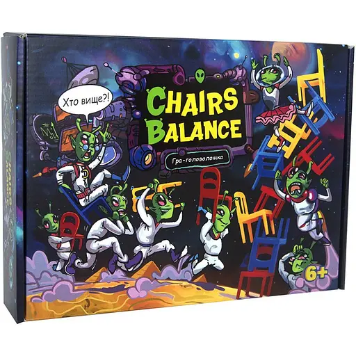 Настольная игра Chairs Balance Strateg 30408 укр. - фото 1