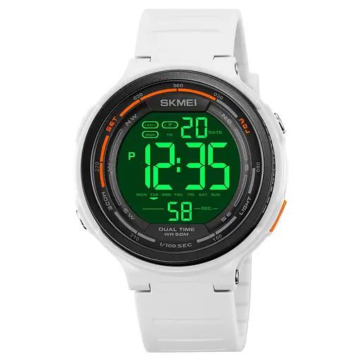 Чоловічий наручний годинник Skmei 1841 Білий - фото 2
