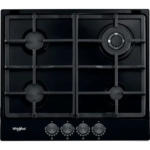 Варильна поверхня Whirlpool TGML661NB з 9-ти позиційними ручками