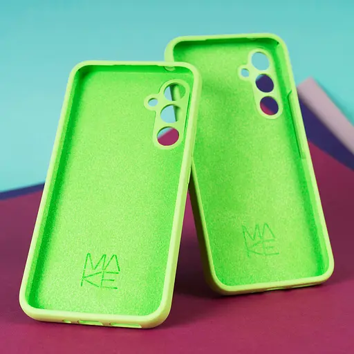 Чохол Make Samsung A54 Silicone Lime - фото 3