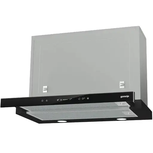ВИТЯЖКА З ПЛОСКИМ ЕКРАНОМ 60 СМ ЧОРНА GORENJE BHP643A5BG