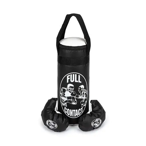 Боксёрский набор средний, диаметр 17x48 см, чёрный