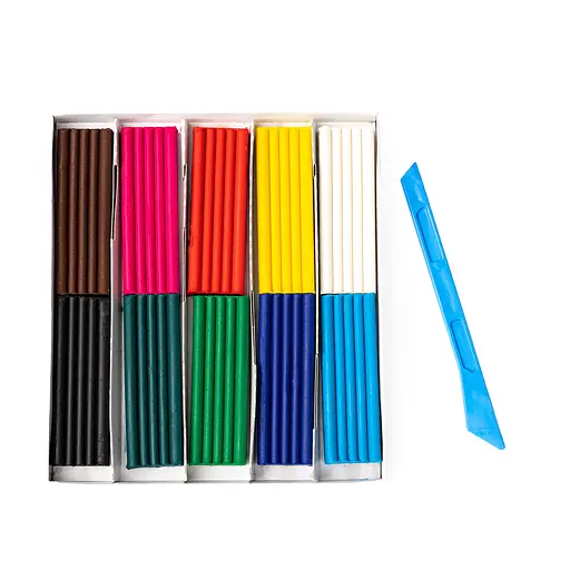 Пластилин 10 цветов, 160 грамм, стек, Увлечения, 99IDEAS - фото 5