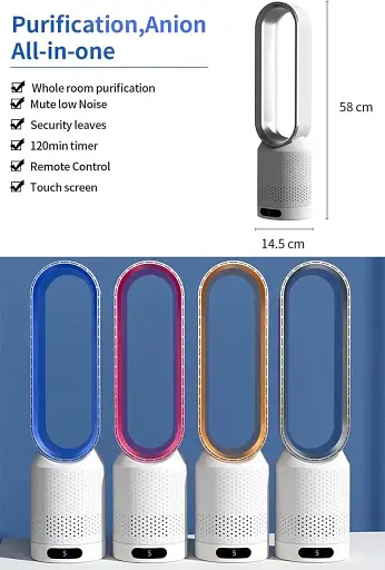 Портативные башенные вентиляторы LGESR для охлаждения спальни - фото 2