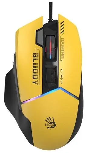 Мышь игровая A4Tech Bloody W95 Ultra USB Sports Lime - фото 1