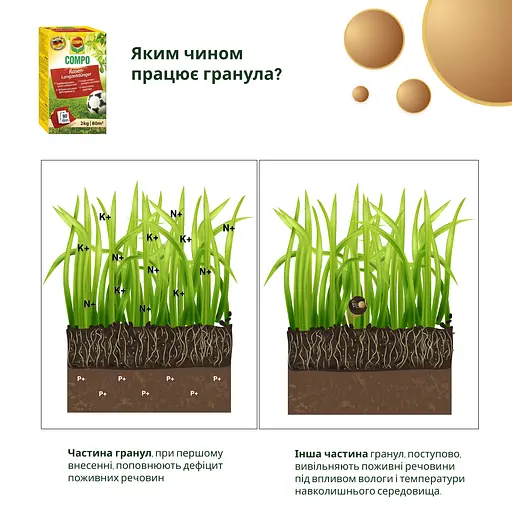 Твердое удобрение длительного действия для газонов COMPO 2 кг - фото 6