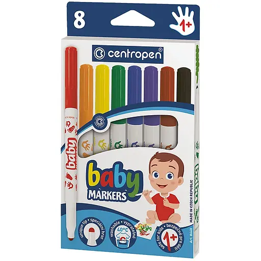 Набор фломастеров Centropen Baby 8660, 8 шт. (8660/08)