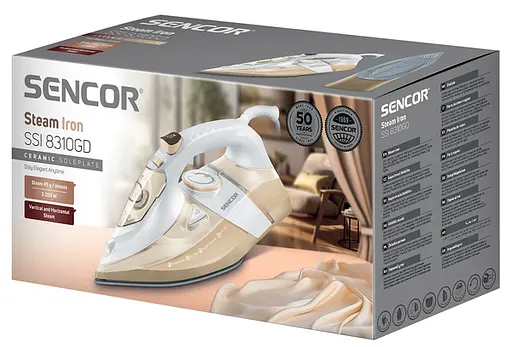 Утюг с подачей пара Sencor SSI 8310GD - фото 3