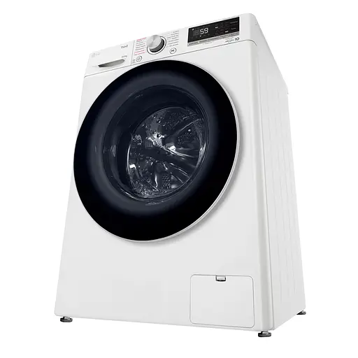 Стиральная машина LG фронтальная 105 кг 1400 A+++ 57 см дисплей пара инвертор белый - фото 6