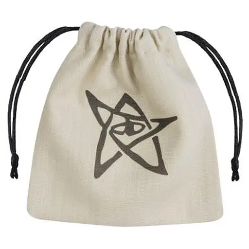 Мішечок для кубиків Q-Workshop Call of Cthulhu Beige & black Dice Bag (BCTH101) - фото 1