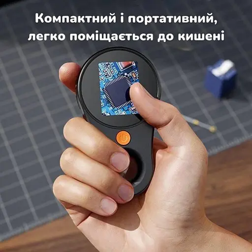 Электронная лупа - микроскоп портативный c 50X приближением с записью фото и видео Nectronix DM-370 (101150) - фото 3