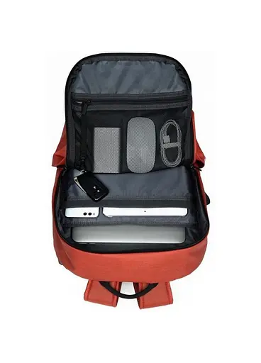 Рюкзак RunMi 90GOFUN city Backpack 6970055344081 красный - фото 3