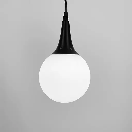 Подвесной светильник GOLF с белым плафоном | Line F | Арт. 11193/1 BK+WT - фото 4