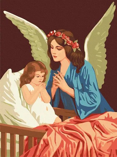 Картина по номерам на подрамнике Brushme Окрыленные молитвой