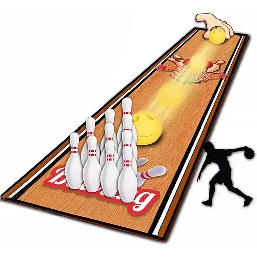 Настольная интерактивная игра Ummi 707-123 Боулинг, коричневая - фото 1